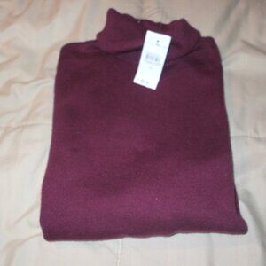 Ann Taylor Magenta Short-leave sweater